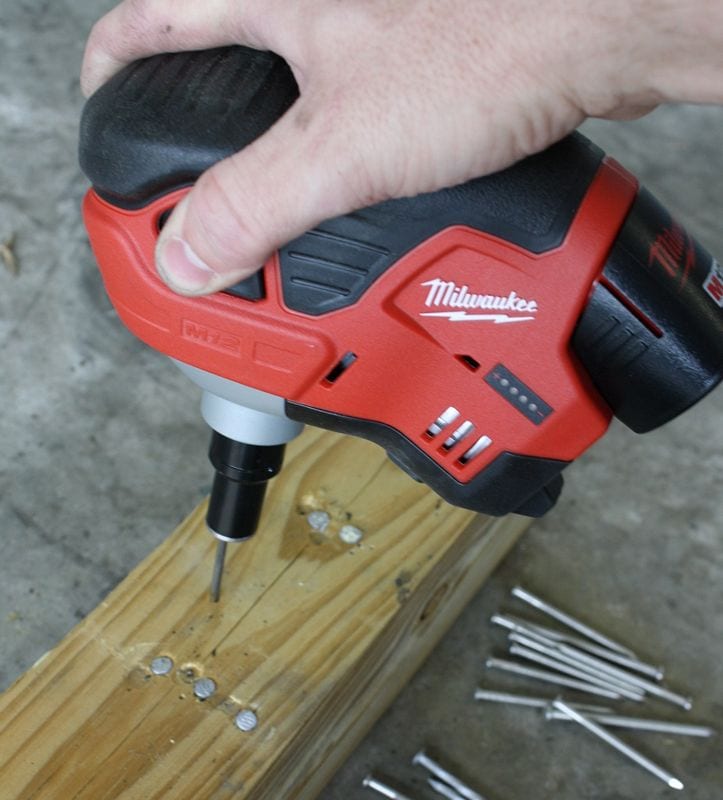 Milwaukee 2458 21 M12 Cordless Palm Nailer Review