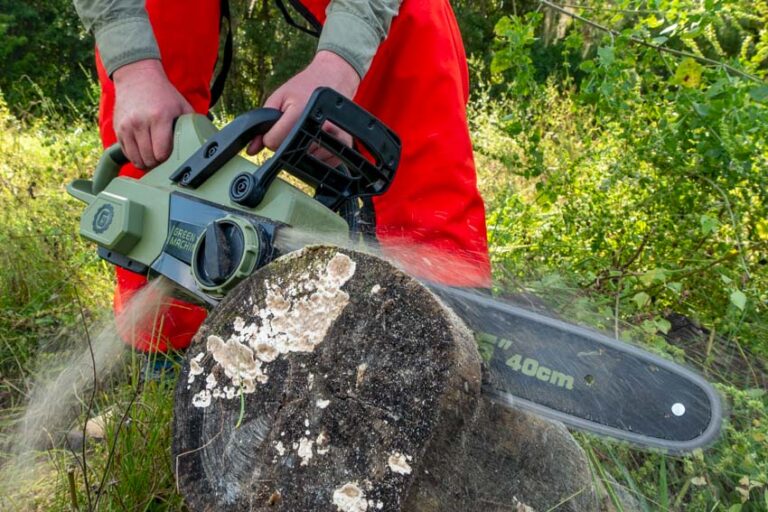 Green Machine V Battery Powered Inch Chainsaw Review