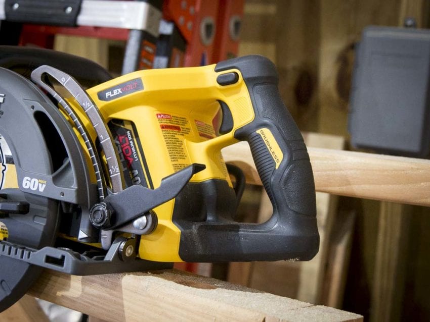 Dewalt flexvolt worm drive circular online saw