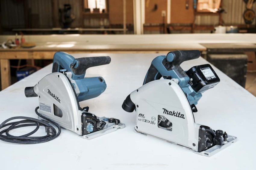 36v makita track discount saw