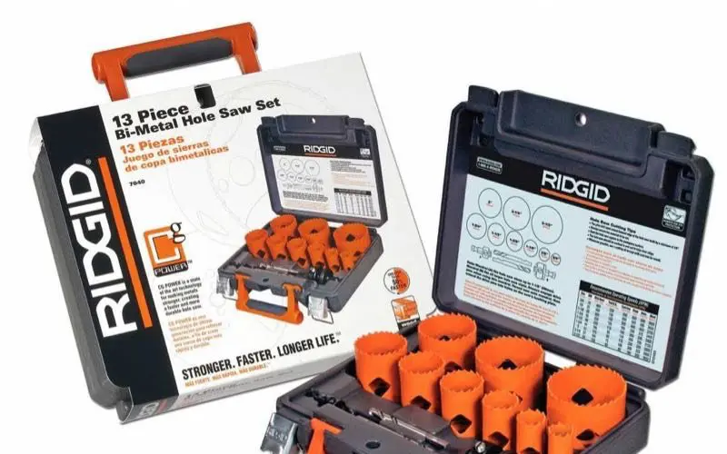 Rigid Hole Saw Set 7040 13-piece kit