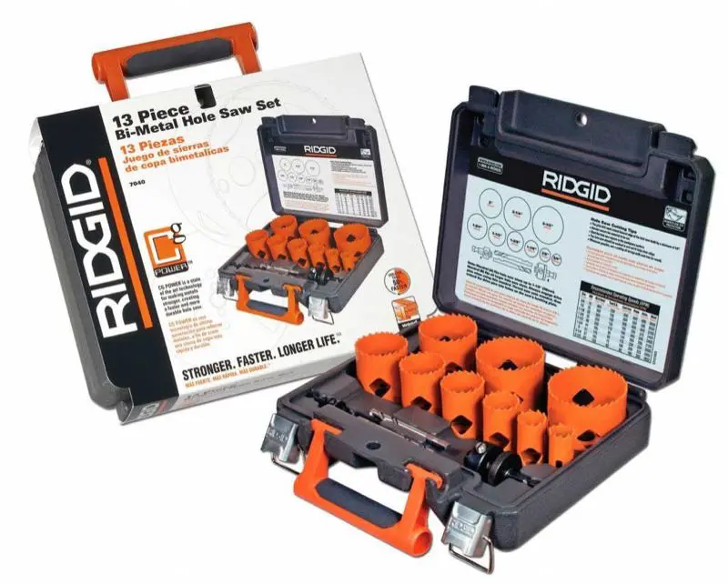 Rigid Hole Saw Set 7040 13-piece kit