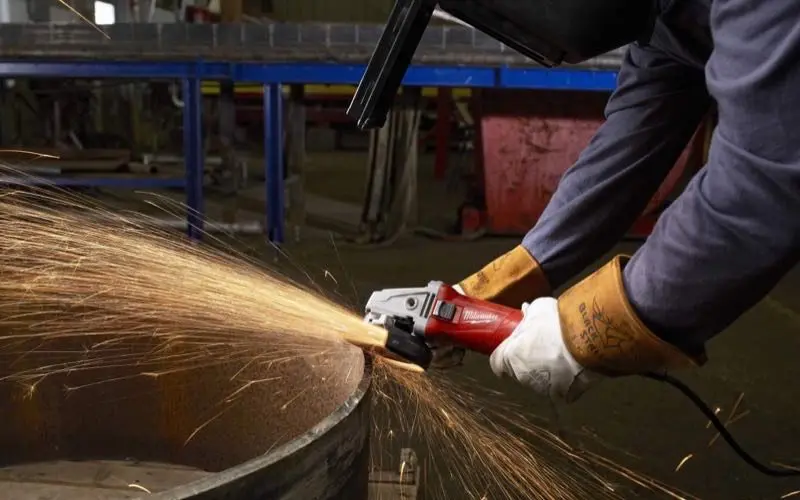 Milwaukee small angle grinder