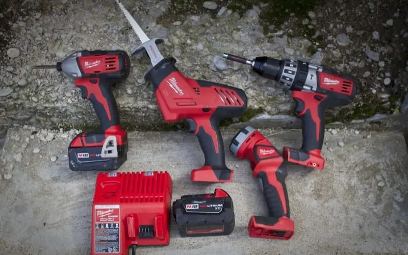 Milwaukee M18 4 tool kit