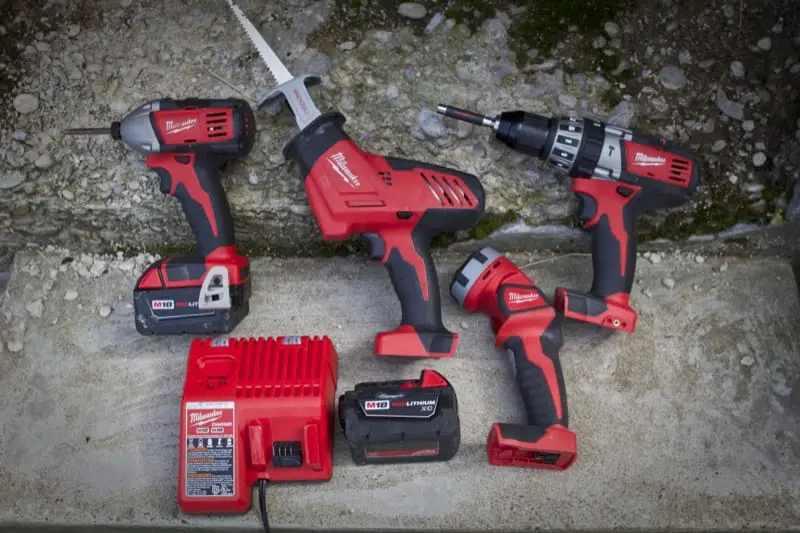 Milwaukee M18 4 tool kit