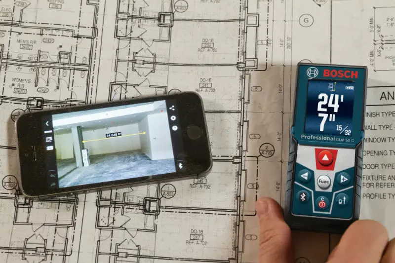 Bosch GLM 50 C Laser Measure Phone Connect
