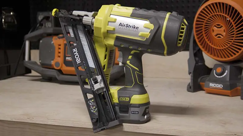 Ryobi AirStrike 15 Gauge Angled Finish Nailer Feature