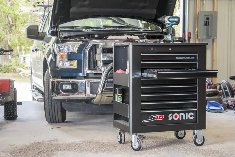 Sonic Tools S10 toolbox truck