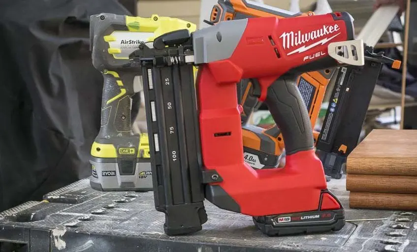 Milwaukee M18 FUEL 18 gauge Finish Nailer Review PTR