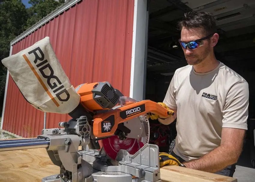 Ridgid MS255SR Miter Saw Feature Web