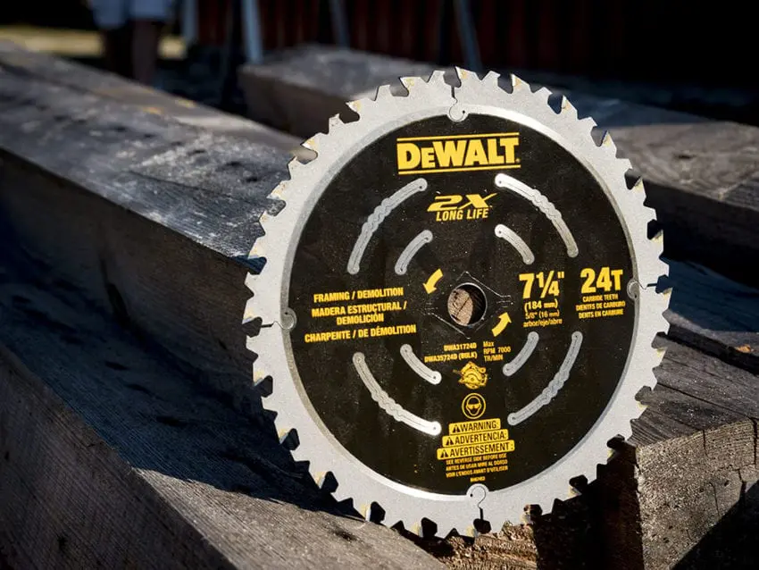 DeWalt 2X Demo Circular Saw Blade Review