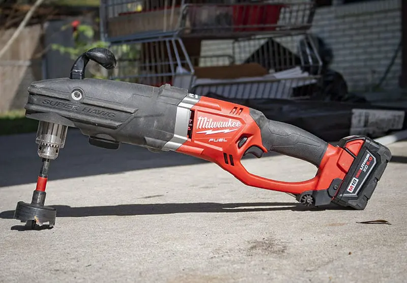 Milwaukee M18 Fuel Super Hawg 1/2-Inch Right Angle Drill