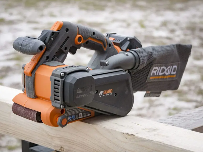 Ridgid Gen5X Brushless Belt Sander Review Pro Tool Reviews