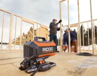 Ridgid Gen5X 18V Hybrid Forced Air Propane Heater