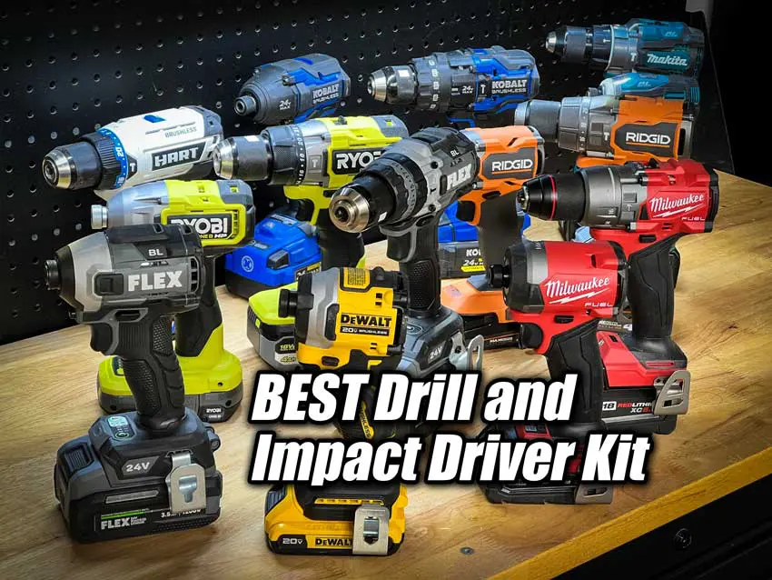 Impact driver & drill set sale