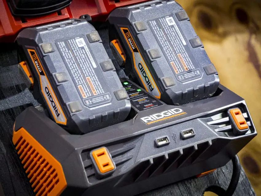 Ridgid Dual-Port Charger