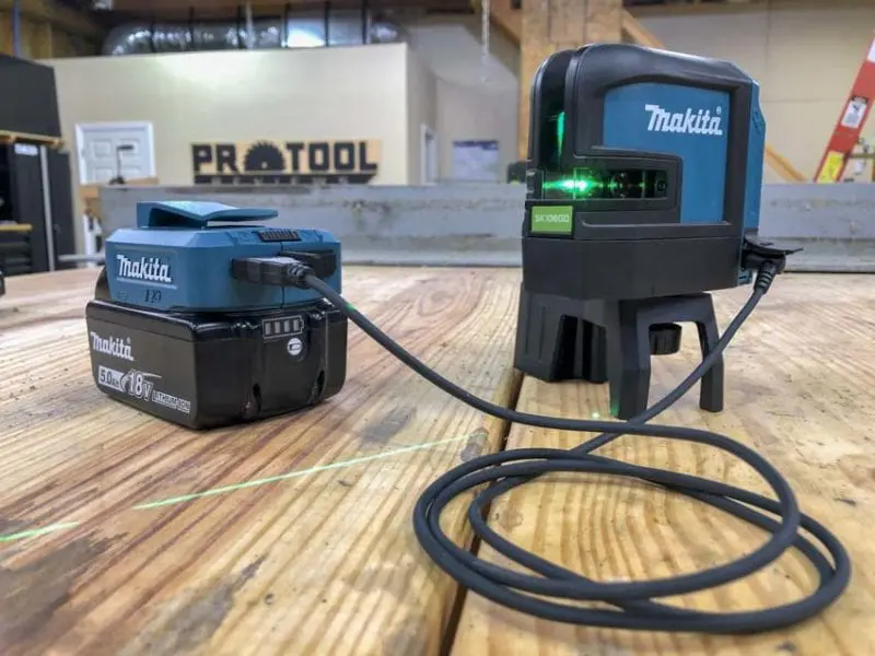 Makita Green Cross-Line Laser Level Review - SK106GDNAX