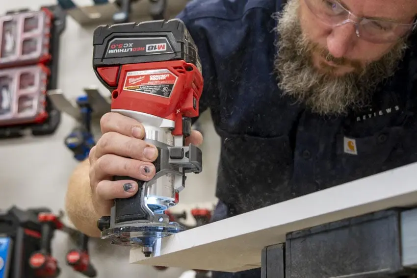 Milwaukee cordless palm router sale