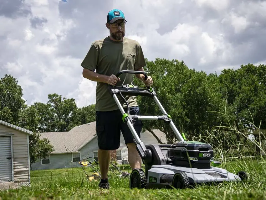 Power propelled lawn mower sale