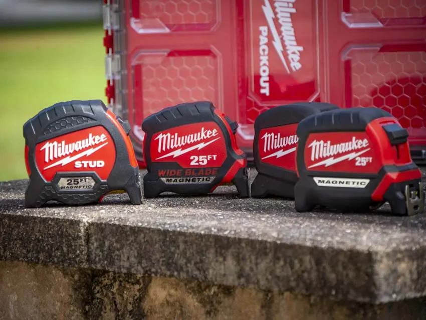 Milwaukee Wide Blade Tape Measures Have Longer Standout