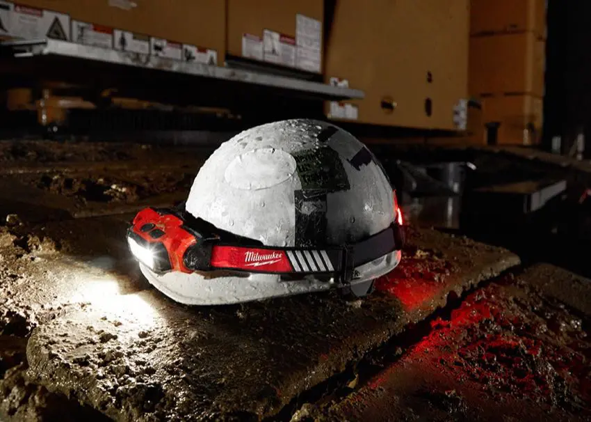 Milwaukee 360 Degree VIS Hard Hat Headlamp USB Rechargeable