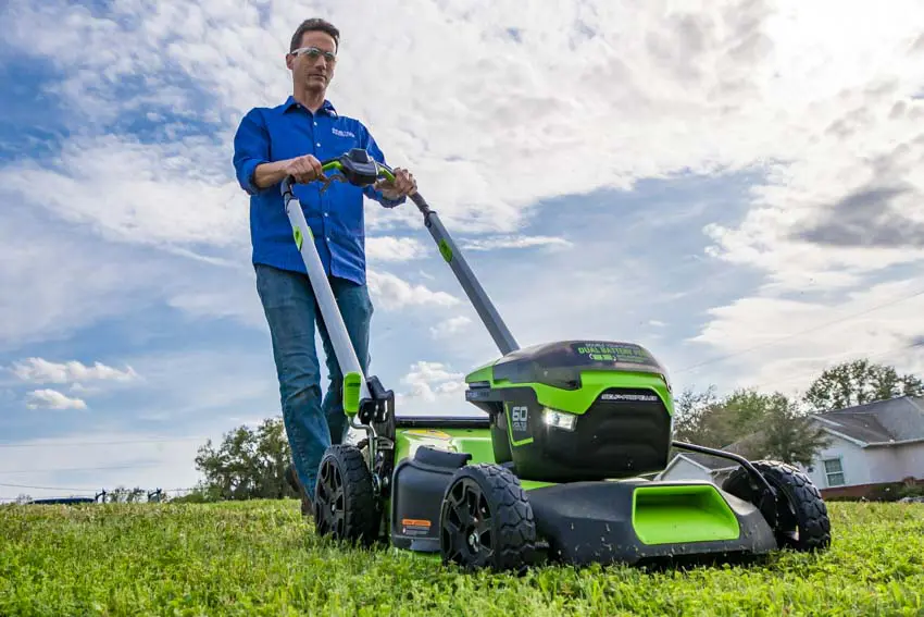 Greenworks lawn mower 21 inch sale