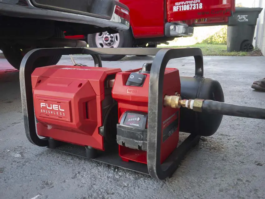 Milwaukee air compressor 18v sale