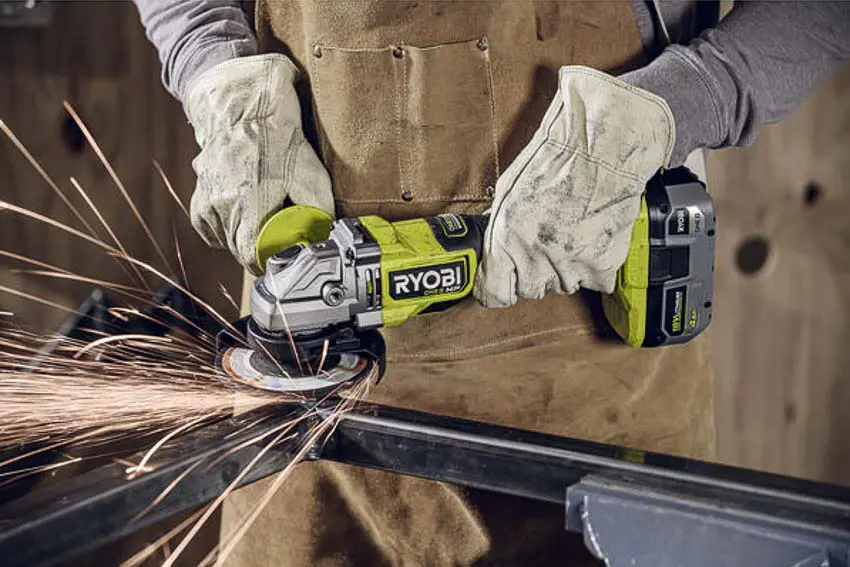 Ryobi cordless angle grinder sale