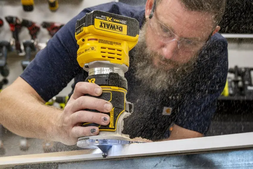 Dewalt trimmer router cordless sale