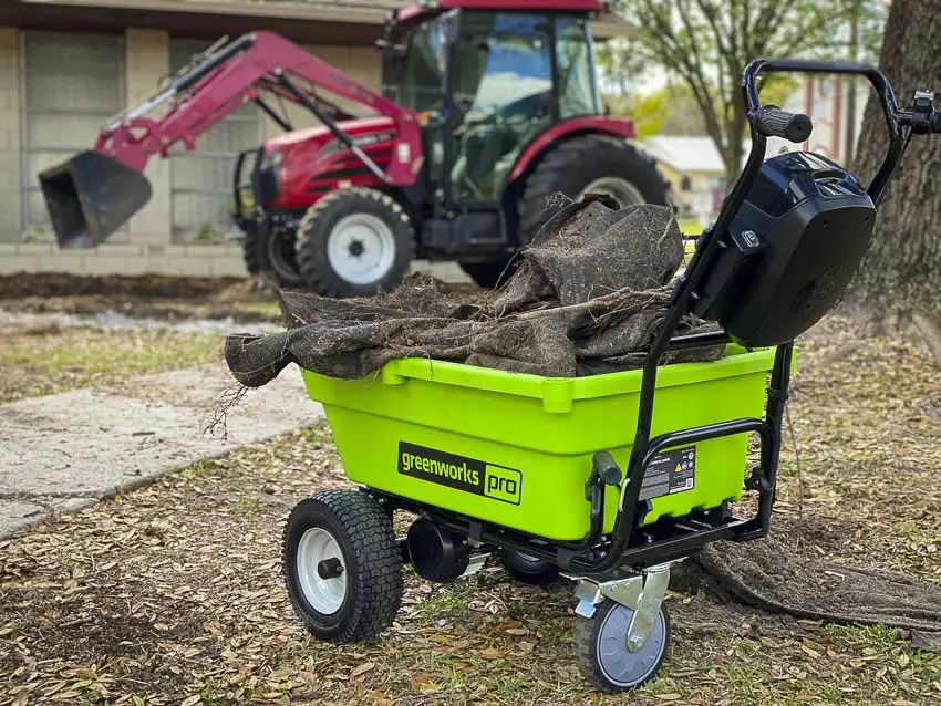 Greenworks 60V Electric Wheelbarrow