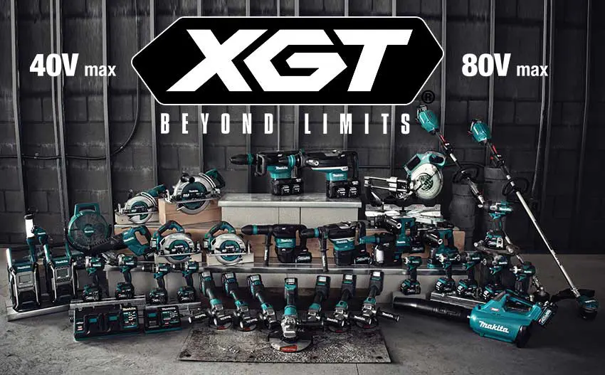 Makita XGT 40V Max tools technology