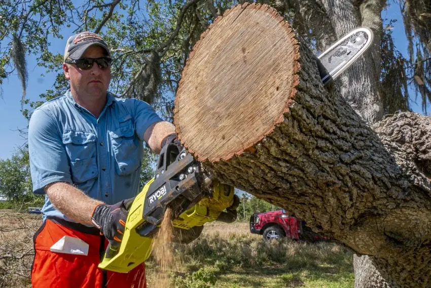 Ryobi 40V HP Brushless 18 Inch Chainsaw Review RY40580 PTR