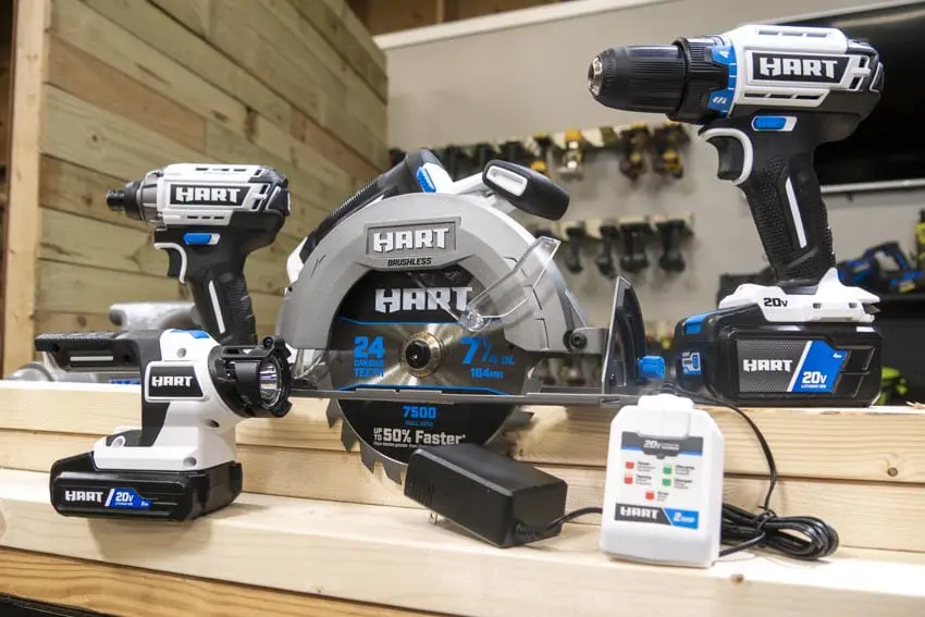 Hart 20V Brushless 4-Tool Combo Kit