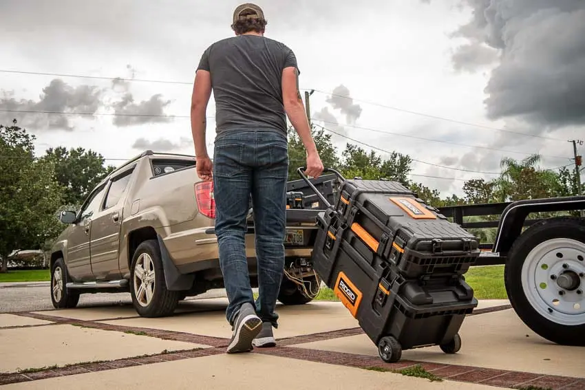 Ridgid Mobile Job Box Feature