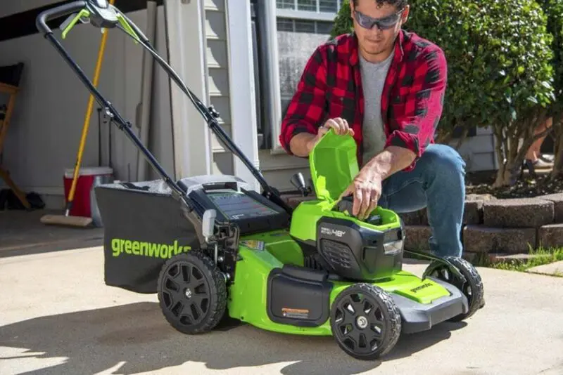 Greenworks PowerAll 48V Lawn Mower 2 x 24V Performance PTR