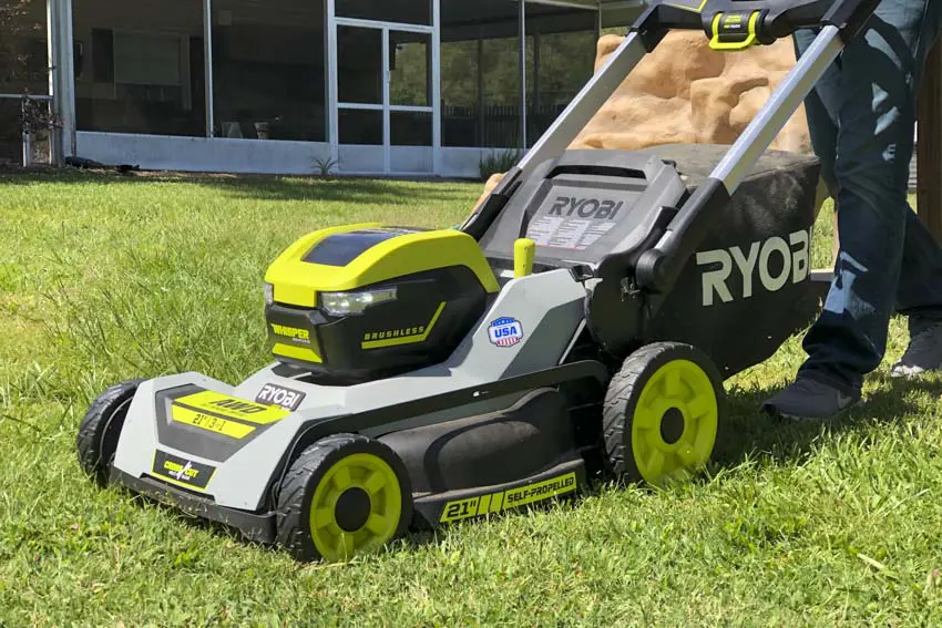 Mower ryobi sale