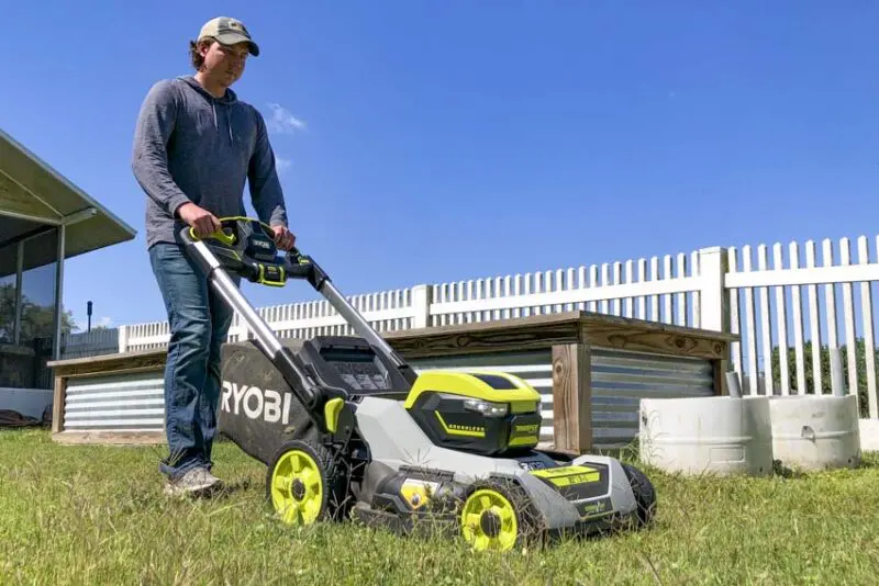 Ryobi smart trek mower review sale