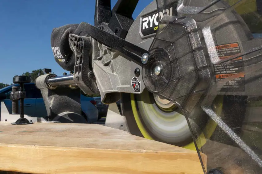 Ryobi cordless mitre saw review sale