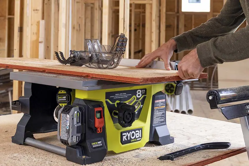 Ryobi 18V One HP Brushless 8 1 4 Inch Cordless Table Saw PTR