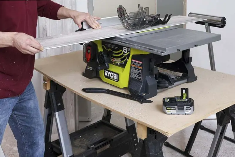 Ryobi 18V One HP Brushless 8 1 4 Inch Cordless Table Saw PTR