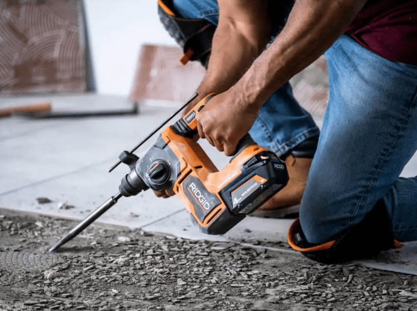 Ridgid 18v sds hammer drill sale