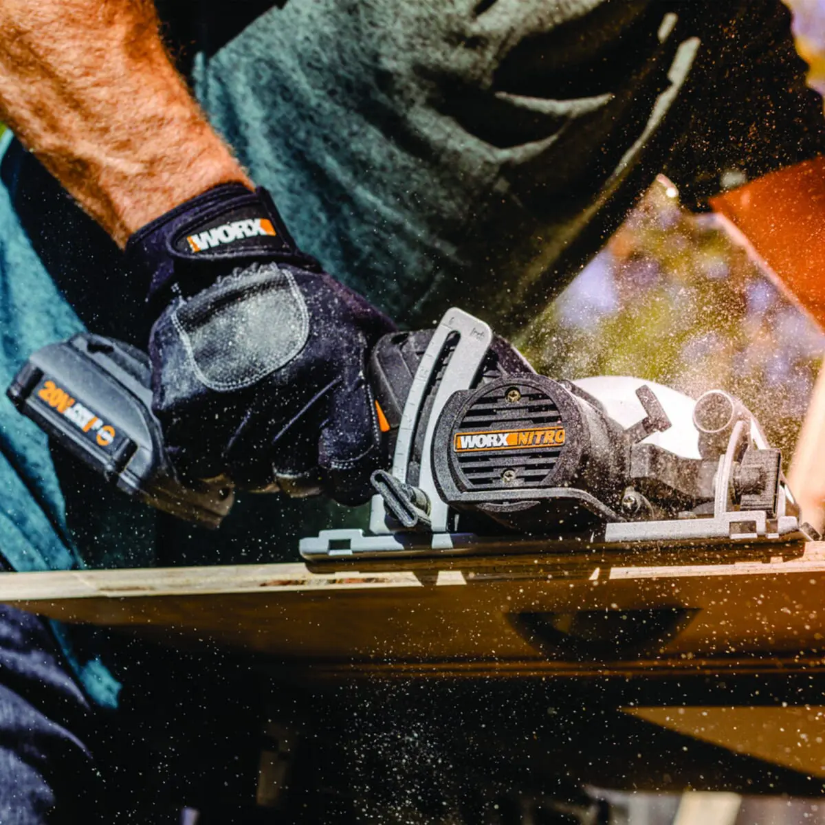 Worx Nitro 4-1/2 inch circular saw