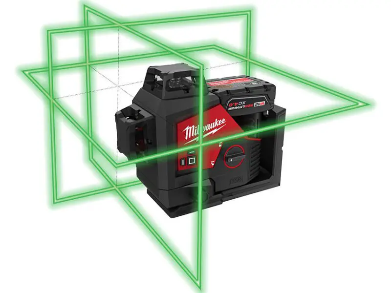 Milwaukee M12 Green 360° 3-Plane Laser Level