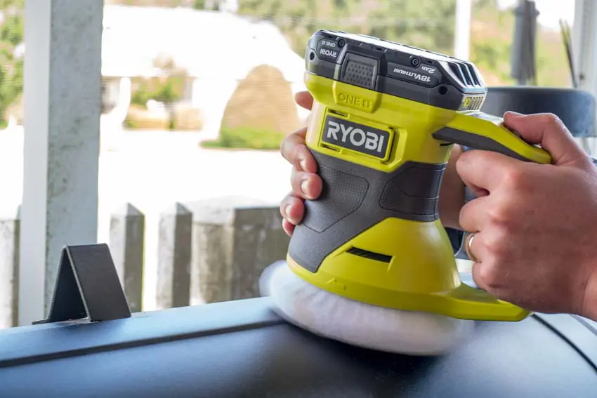 Ryobi 18V One Cordless Orbital Buffer Review PCL460 PTR