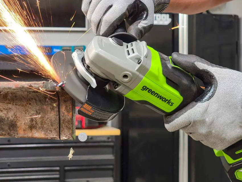 Greenworks 24V Cordless Angle Grinder Review