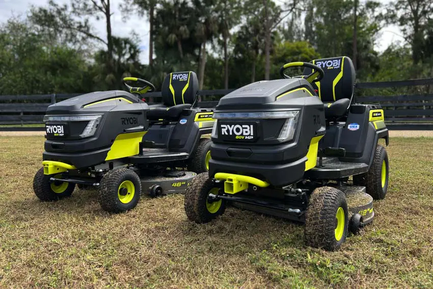 Ryobi electric lawn tractor sale