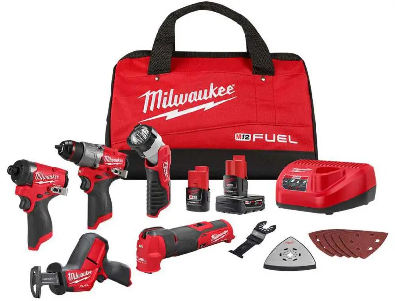 milwaukee 3497-25 m12 fuel 5-tool combo kit