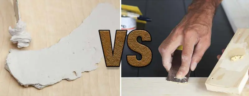 wood putty vs wood filler