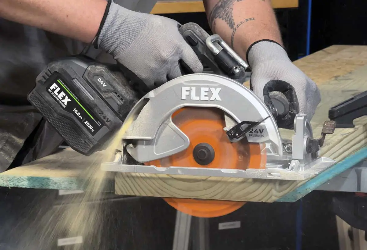 Flex 7-1-4 circular saw cross-cut