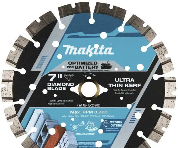 makita diamond blades for cordless saws